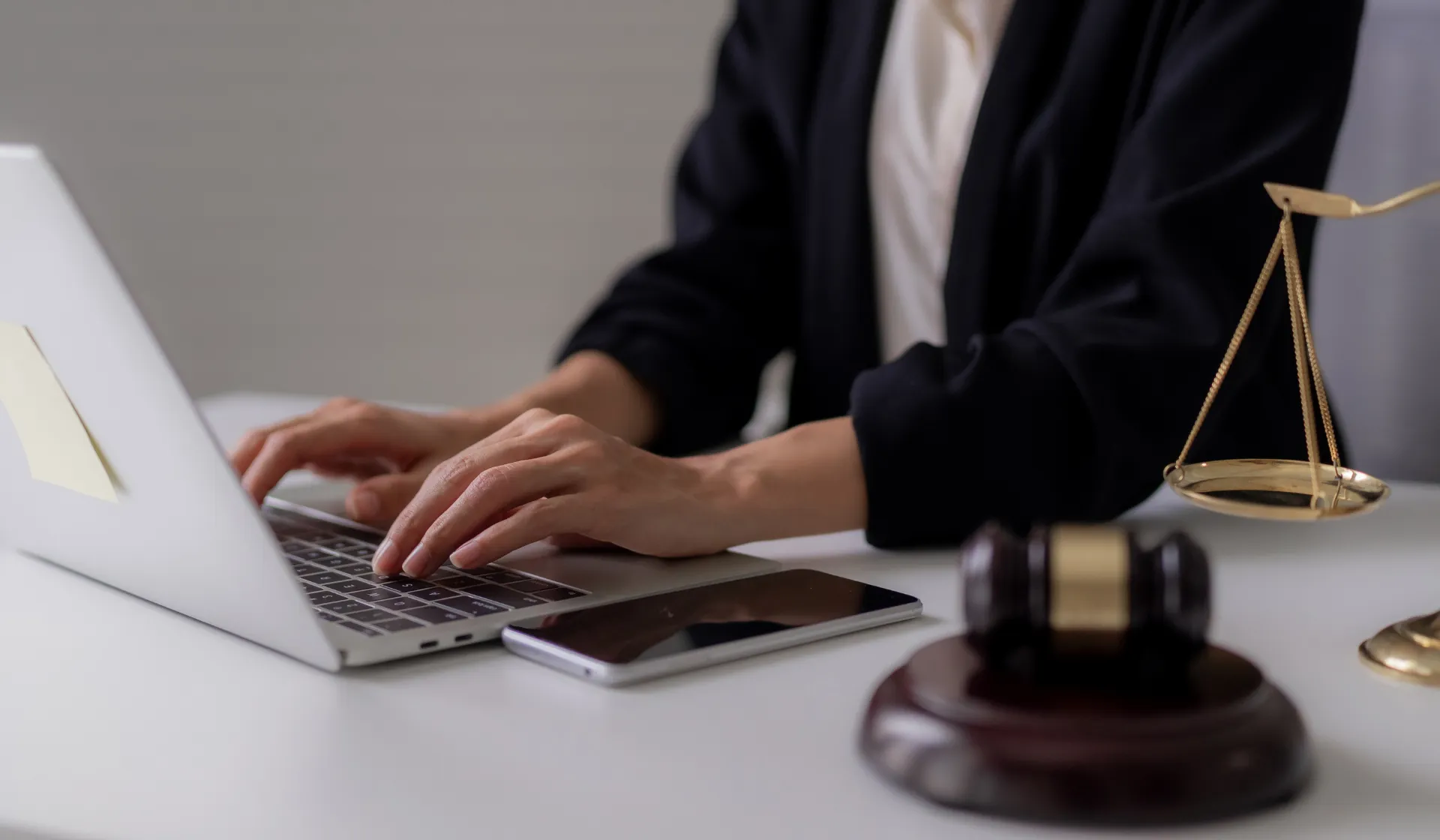 Attorney reviewing digital analytics data showing law firm website performance gaps and missed client opportunities